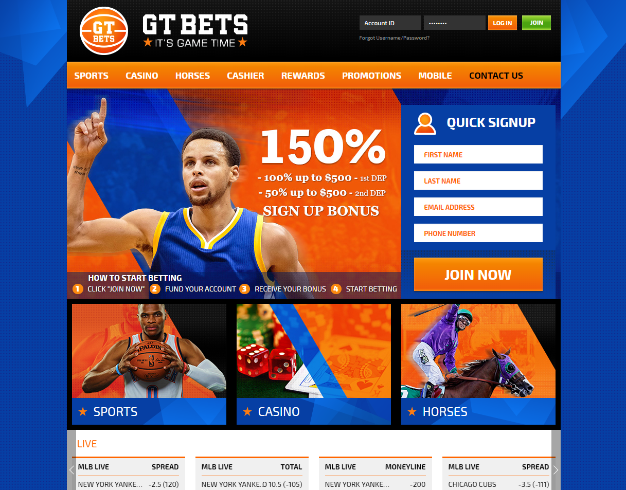 GT Bets USA Sportsbook Review + Free Bonus Bets